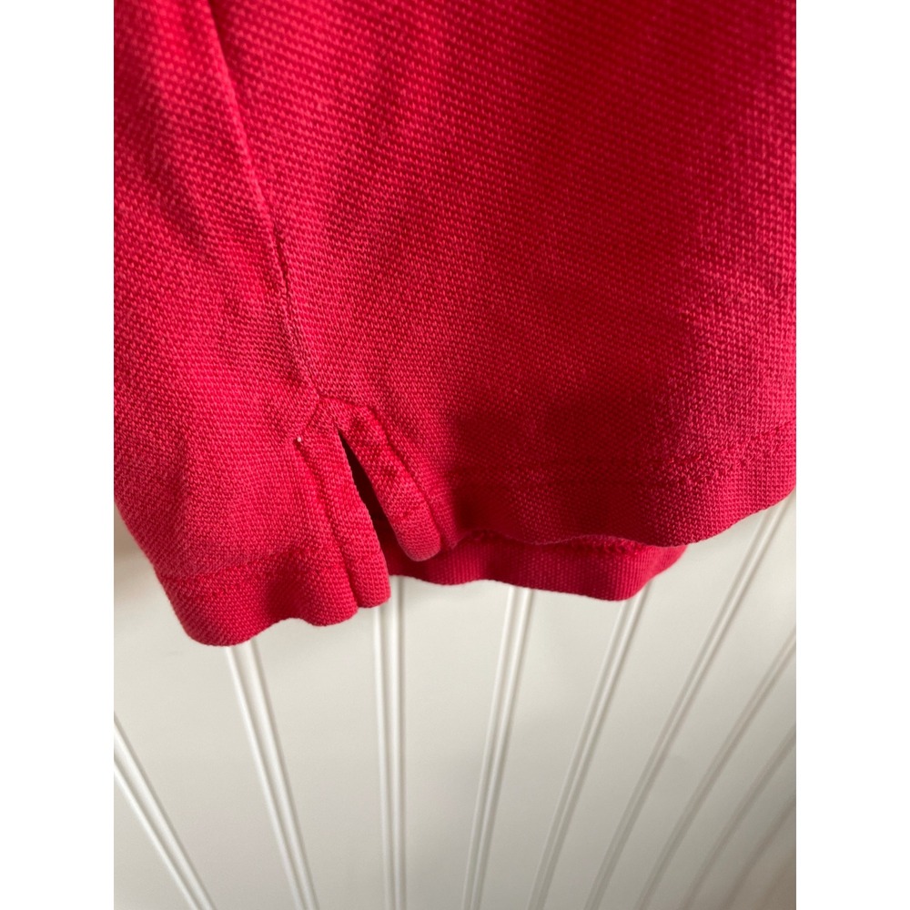WRU Wales Rugby Union Mens Large Red Short Sleeve Pique Cotton Polo Shirt - Picture 4 of 11